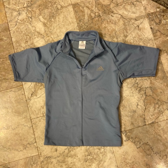 ❌SOLD❌💕Adidas 1/4 zip Clima-cool Shirt - Picture 1 of 5